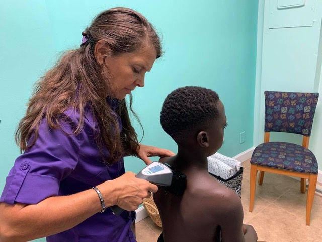 scanning patient